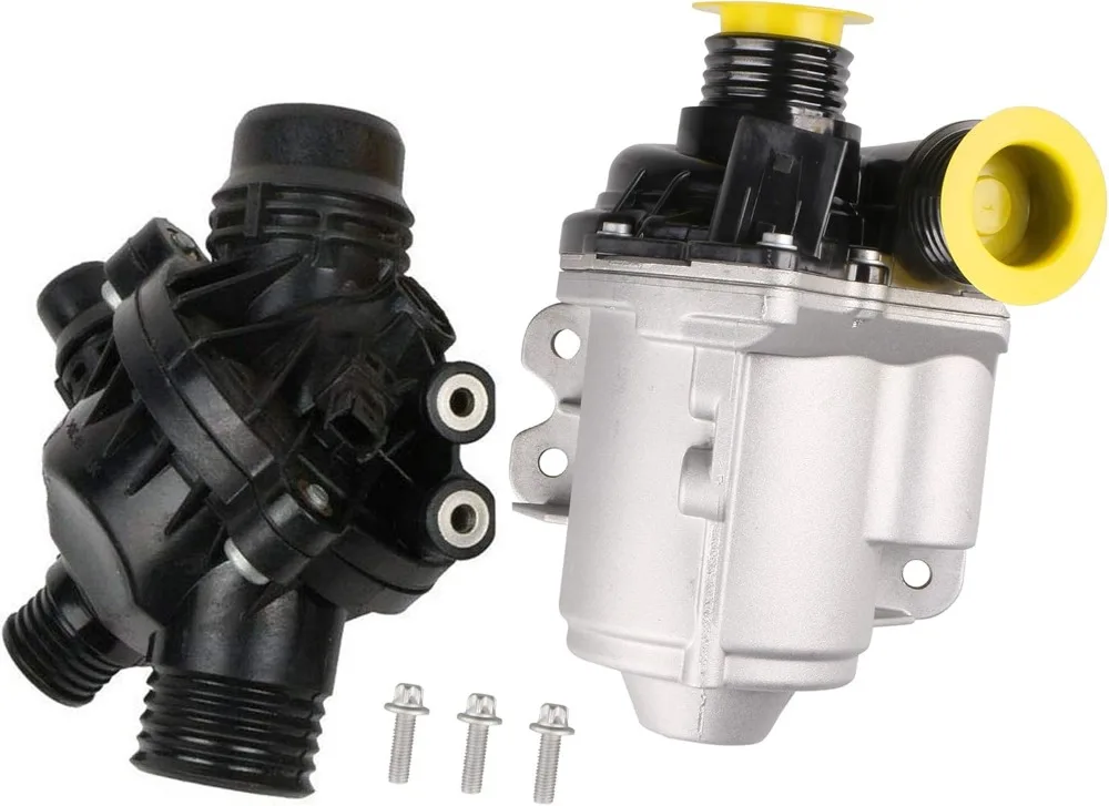 Electric Engine Water Pump & Thermostat Kit for BMW E90 X3 Z4 1 3 5 Series - OEM Replacement