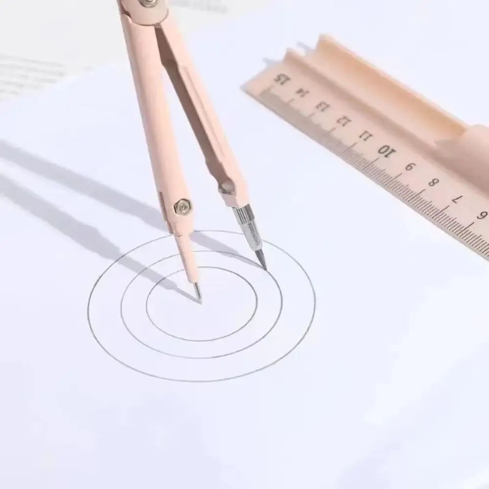 사무용품 3-in-1 컴퍼스 펜 겸용 학생 시험용 드로잉 자 기하학 공학용 컴퍼스 자 세트 문구류