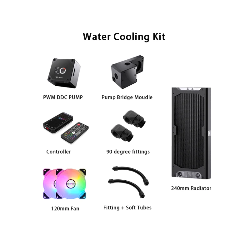 Cooling Kit Water Cooled Gpu Aio Geforce Rtx 5070 Water Cooler GPU