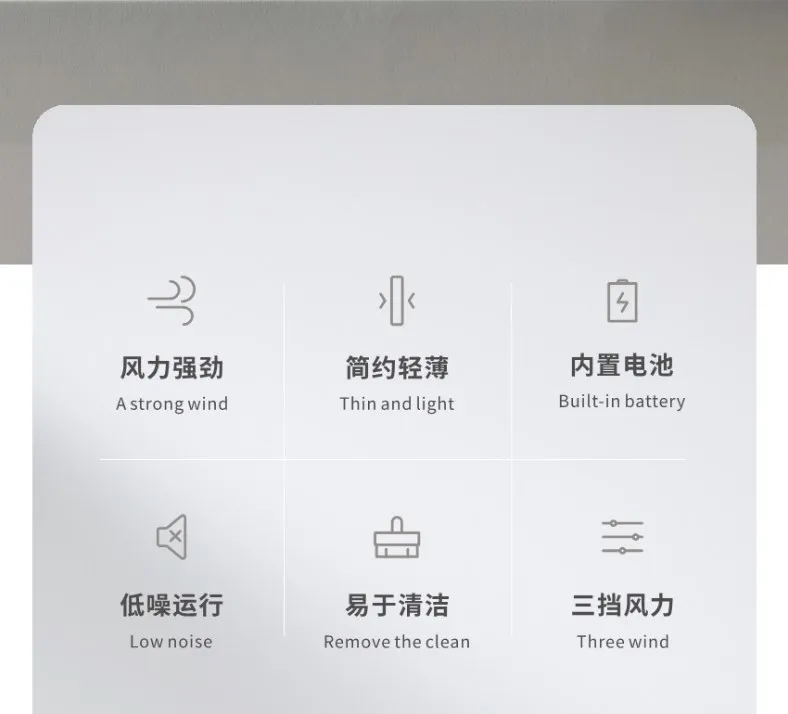 Description Picture 3 of itemDesktop fan small dormitory USB small fan silent office desk student mini charging outdoor ultra long endurance strong cooling h