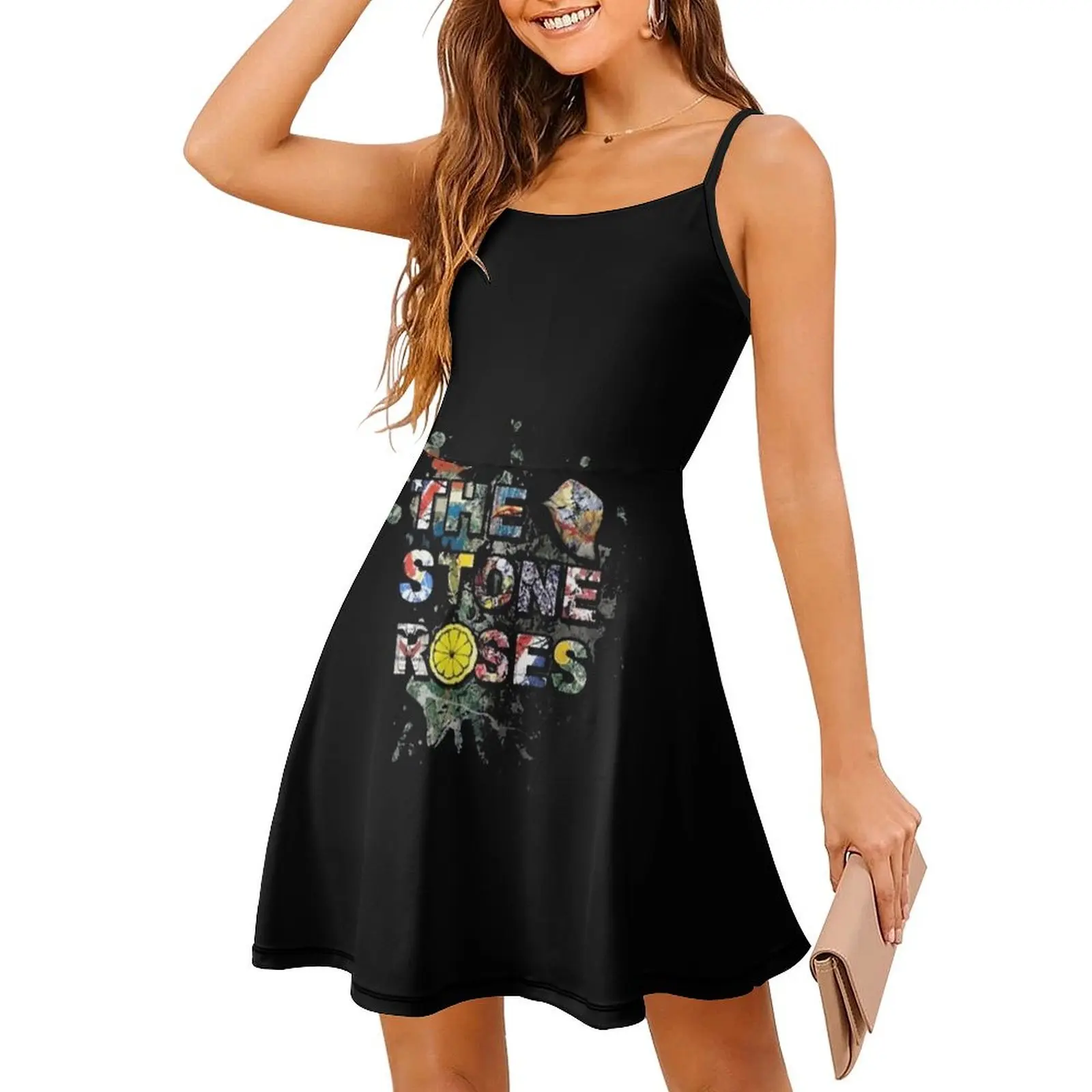 

logo rainbow Sling Dress dresses for women 2024 luxury designer party evening dresses ladies
