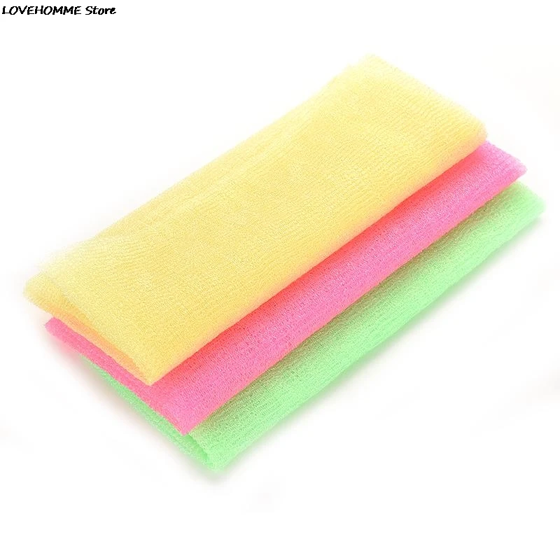 ZLinKJ Hot Body Nylon Exfoliating Bath Shower Cleaning Washing Scrubbing Cloth Towel Sponges Scrubbers Sanitary Ware Suite