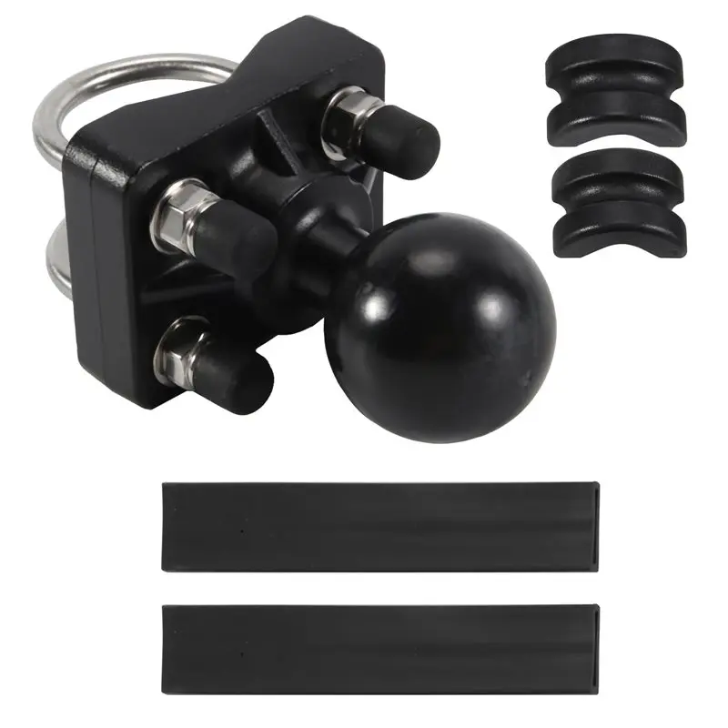 Support Guidon Moto Double Boulon U 1.5 Pouce pour GoPro Garmin Sony