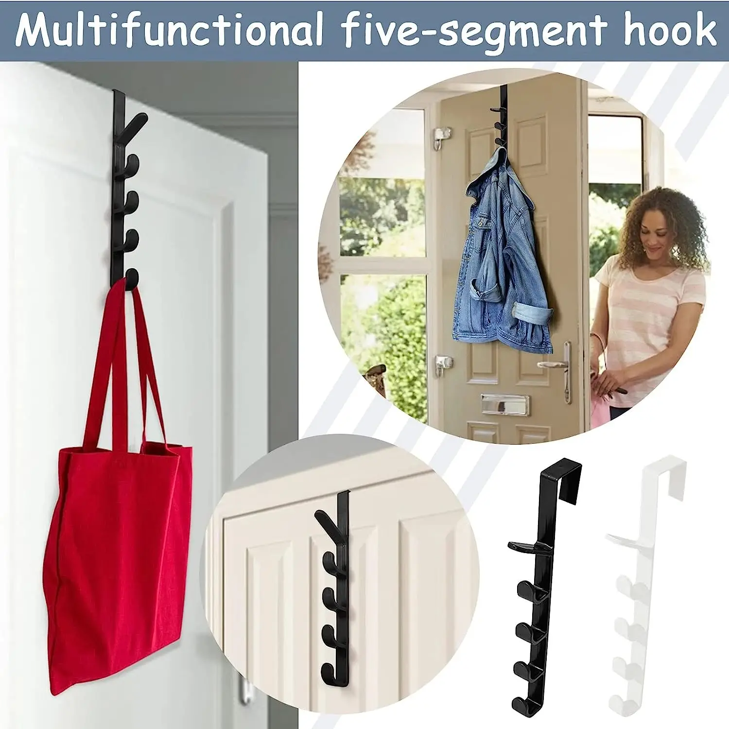 Wall-mounted Storage Bag Multiple Purposes Hanging Handbag Purse Organizer  With Hook Anti-Dust - Walmart.com