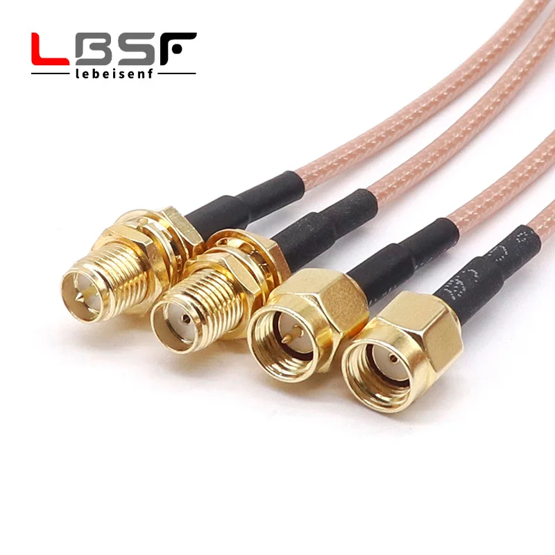Antenna Extension Cable Antenna Extension Cable SMA-JK SMA male to female inner screw inner hole to outer screw needle RG316 adapter cable