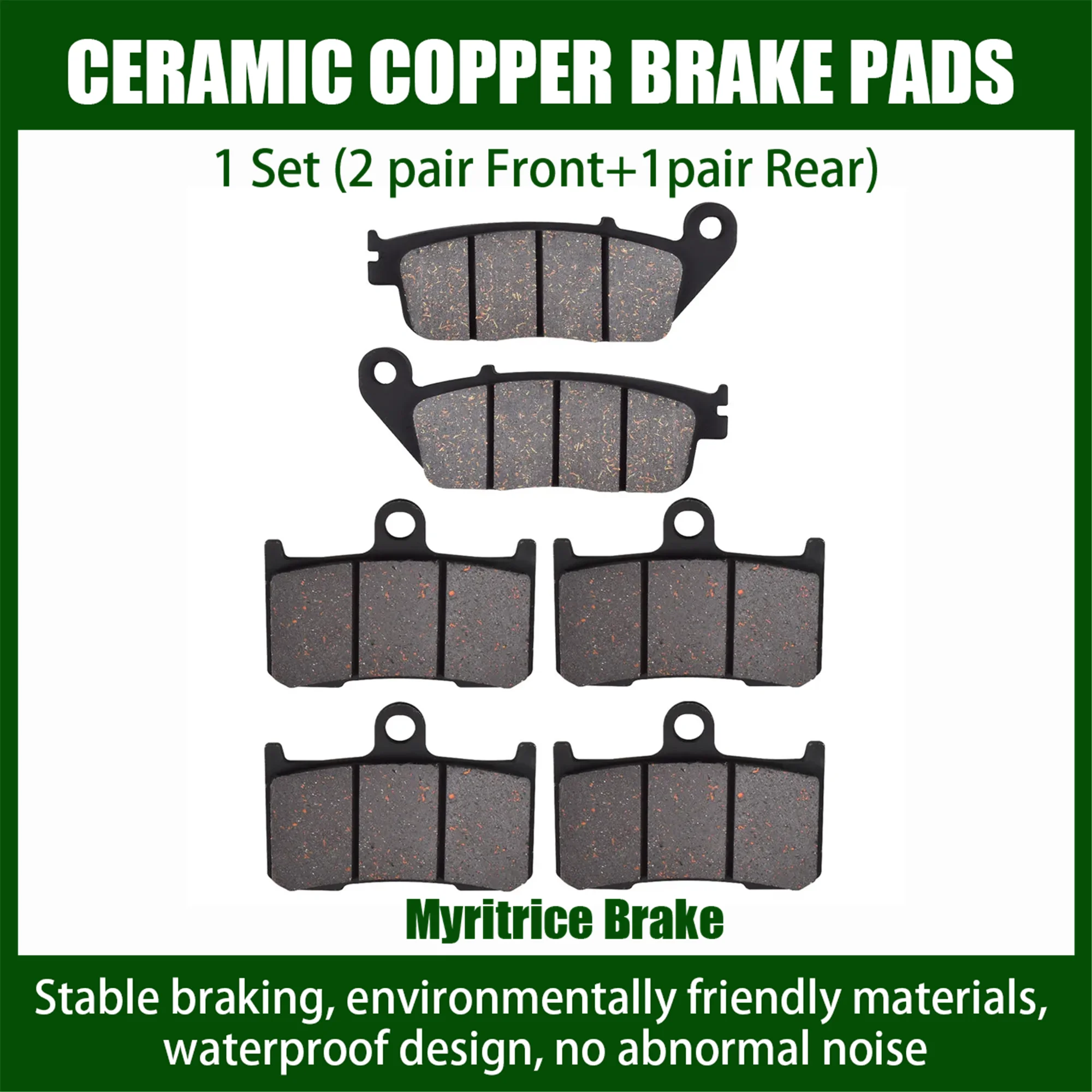 Myritrice Adatto Per Pastiglie Freno Anteriori Posteriori Indiane Roadmaster Pinze Nissin 2015-2022 Roadmaster Classic Pinze Nissin 2017-2018