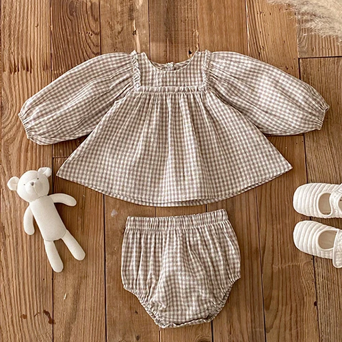 KC0A160 Coffee plaid