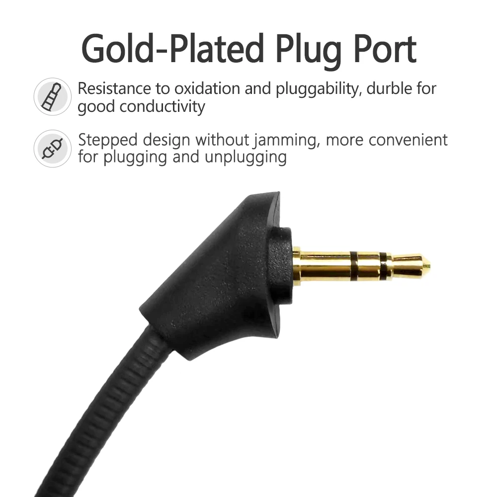 Replacement Cloud Alpha Game Mic 3.5mm Microphone Boom for Kingston HyperX Cloud Alpha/Cloud Alpha S Pro PS4 Xbox One Switch