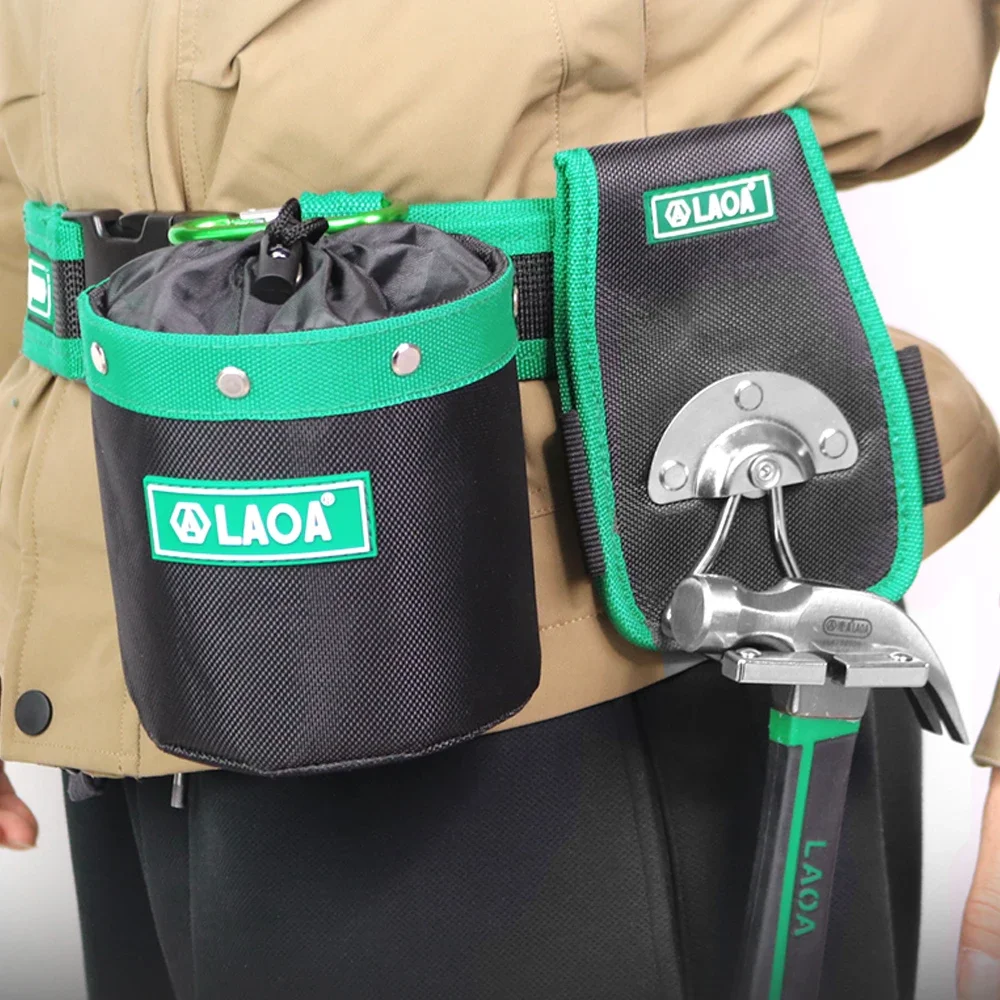 다기능 스테인레스 네일 배럴 나사 가방, 도구 허리 가방