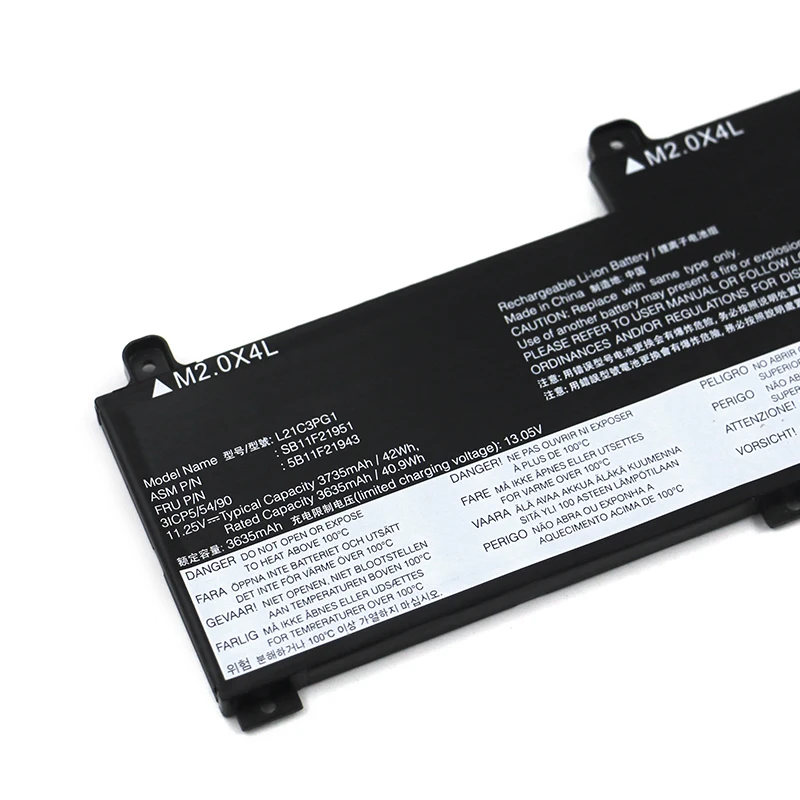 New L21C3PG1 L21M3PG1 L21L3PG1 Laptop Battery For Lenovo ThinkPad
