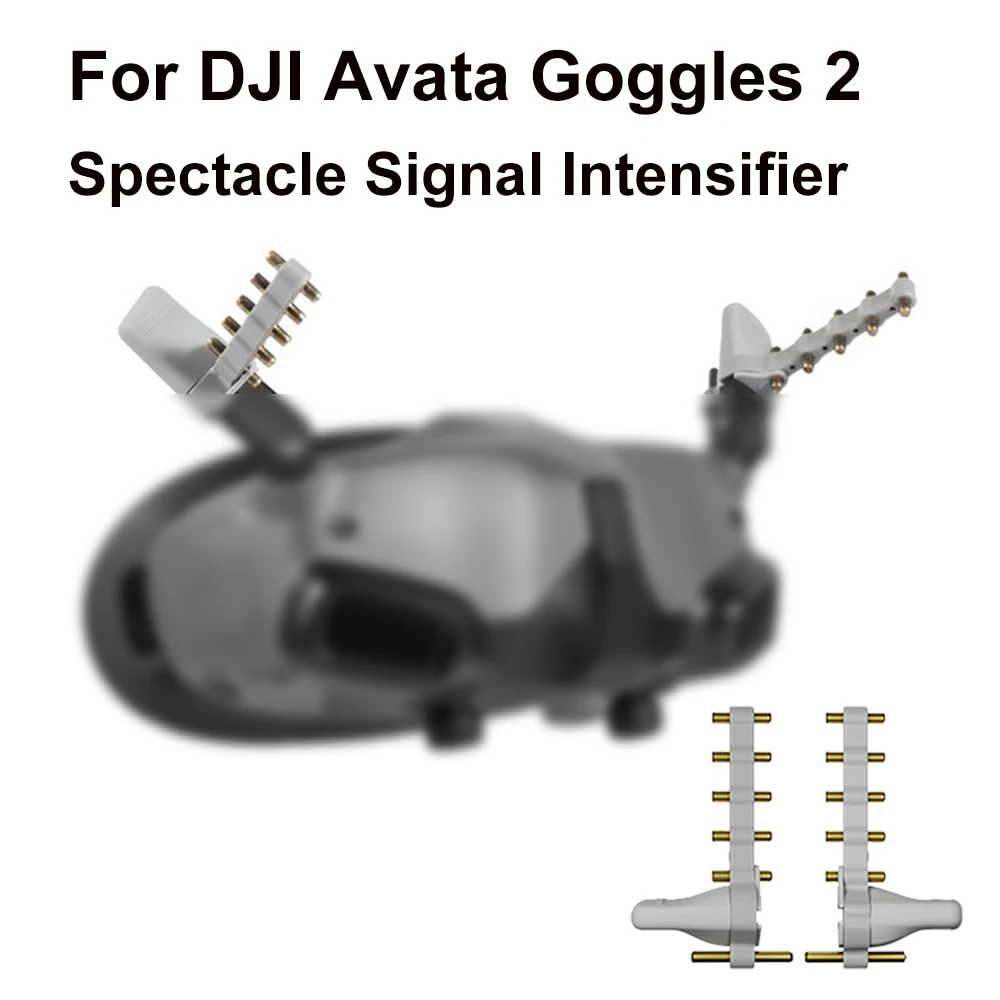 Per Dji Avata Occhiali 2 Occhiali Intensificatore Di Segnale 5.8Ghz Grigio Yagi Antenna Gamma Di Segnale Estensione Per Occhiali Dji Avata 2