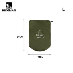 Compact Outdoor Down Jacket Storage and Travel Bag with Sun Protection (Army green L)