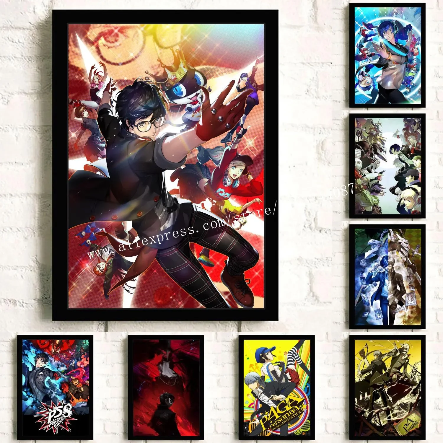 Persona 3 Persona 4 Persona 5 Poster Pittura Decorativa Su Tela Poster Wall Art Soggiorno Poster Camera Da Letto Pittura