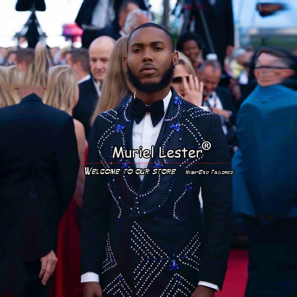 

Костюм мужской свадебный из блейзера и брюк, 2 предмета