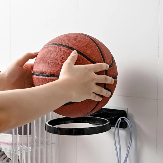 Support De Balle Sans Perforation, Présentoir Mural De Rangement De  Football De Basket-ball De Sport Sur Le Mur Intérieur De La Maison -  Basket-ball - AliExpress