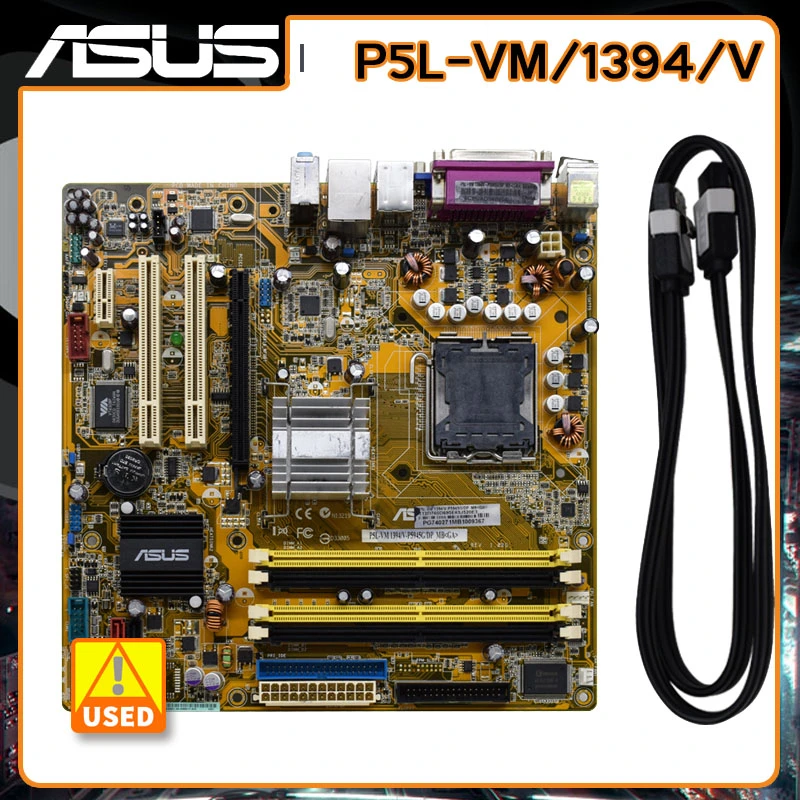 Asus P5GCMX Motherboard LGA 775 DDR2 PCIE 16X SATA Intel 945GC Micro