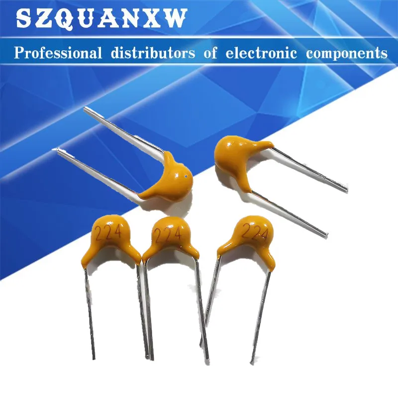 200PCS/lot 680NF 0.68UF 20% 5.08MM 684 50V MLCC multilayer monolithic ceramic capacitor
