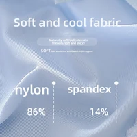 3 pièces/ensemble culottes sans couture glace soie dentelle Perspective slips Ultra mince sous-vêtements respirants Cool été femme Sexy Lingerie 5