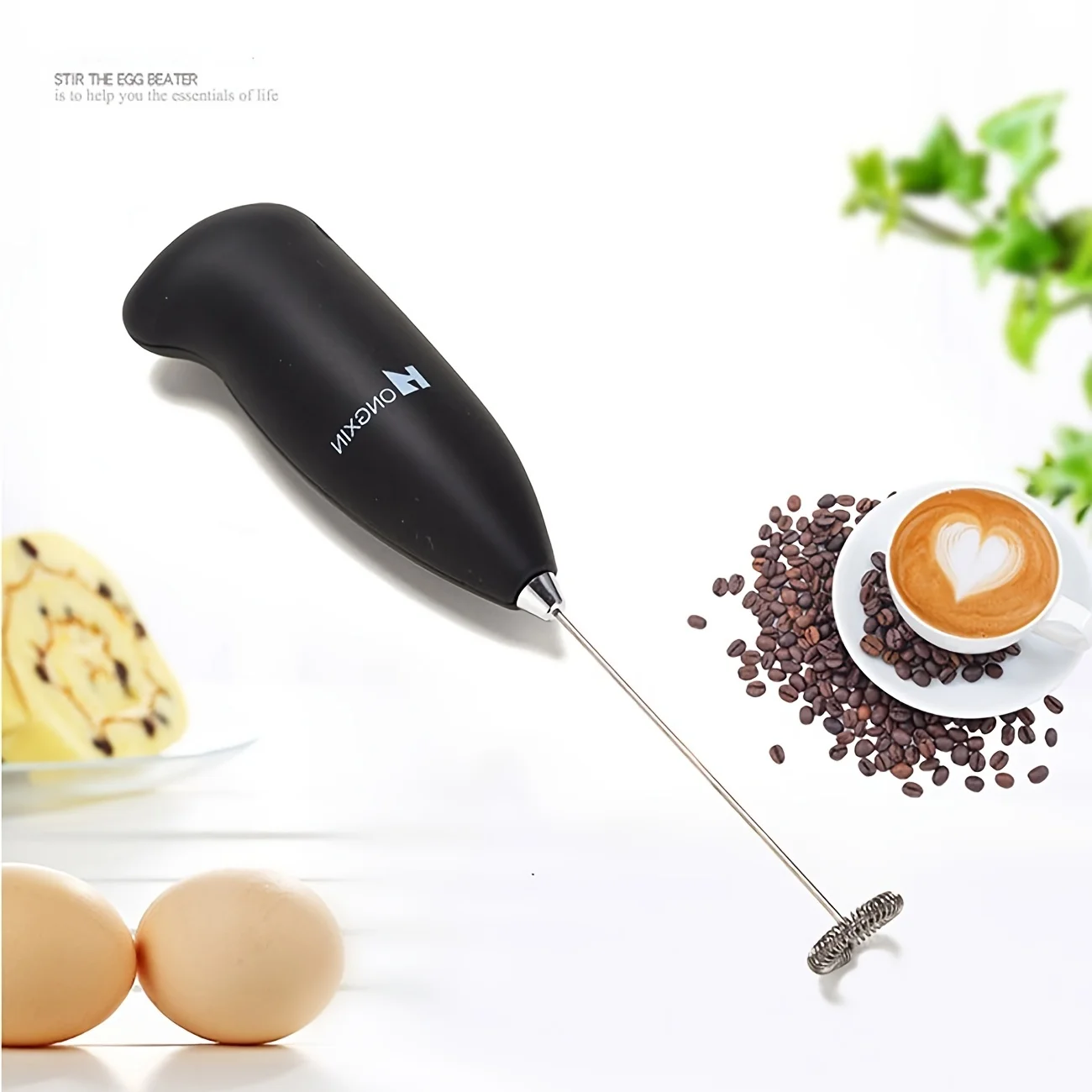 Milk Froth Handheld Whisk Coffee Coffee Blender Egg Chocolate