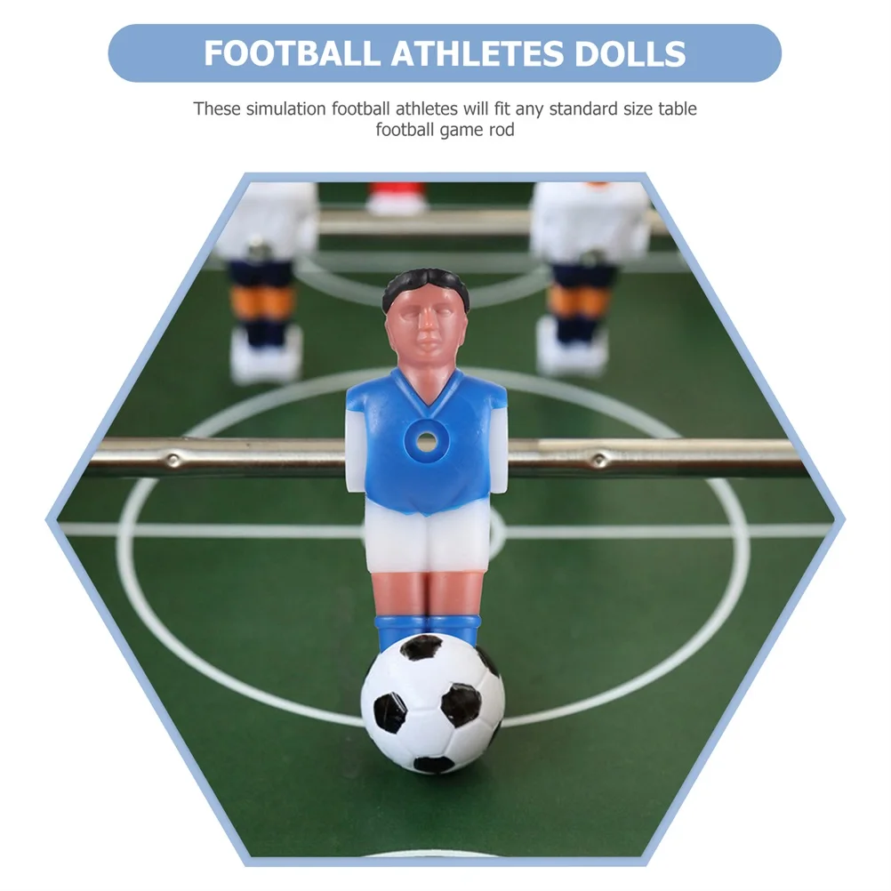 Soccer Foosball Men 16Pcs Table Top Wear-resistant Cute Guys
