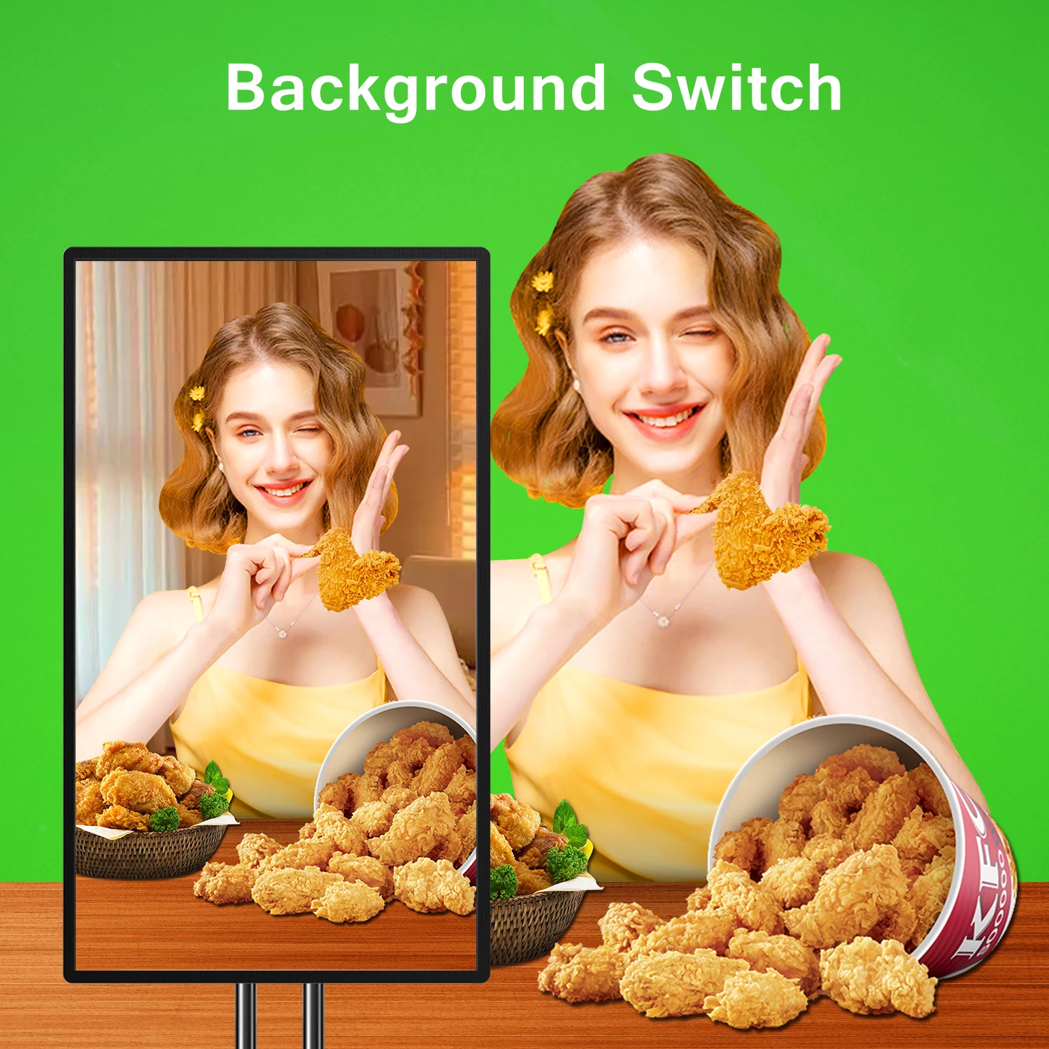 JYXOIHUB 43 Inch Touch HD Screen Interactive Smart Board Movable Type  Signage Display AD Media Player Digital Signage Displays AliExpress