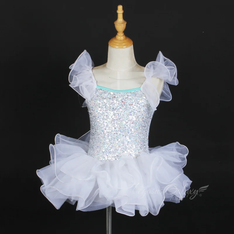 

Sequins ballet dance costume adult ballet dress professional stage dancewear ballerina clothes girls