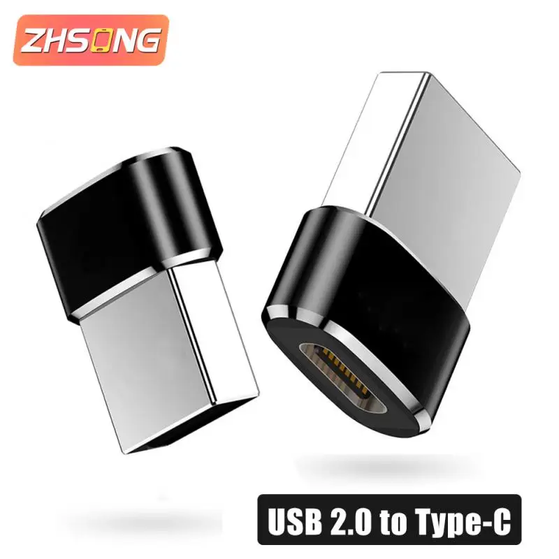 ZHSONG USB 2.0 To Type C OTG Adapter USB USB-C Male To Type-c Female Converter For Macbook Samsung S20 USBC OTG Connector