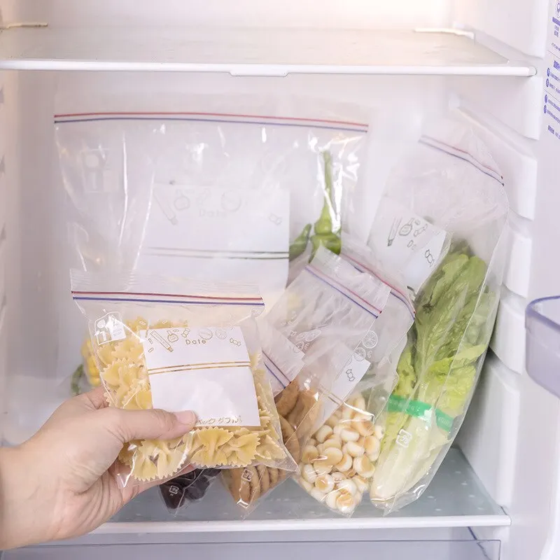 Split Bag Sealed Bag Fresh-Keeping Packaging for Food Self-Sealing Household Plastic Thickened Special Sub-Packing