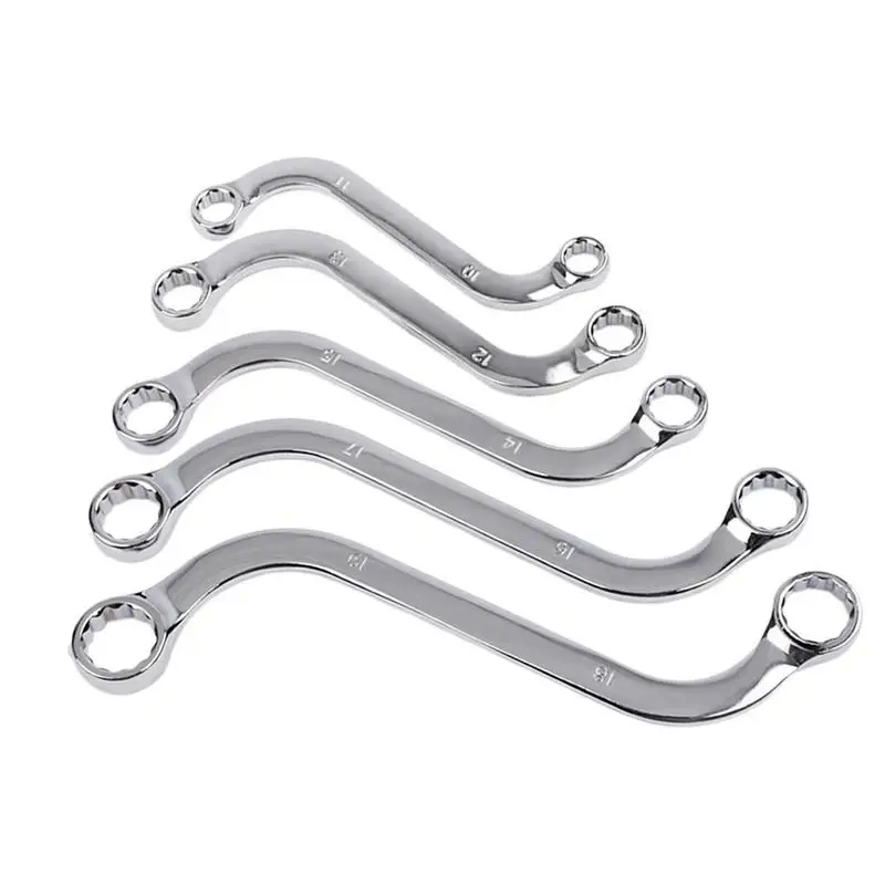 

Box Wrench 5 Pcs Double Box End Wrench Set 10 X 11mm 18 X 19mm Duratech Wrench Set Mirror Polished Double Box End Wrench Set