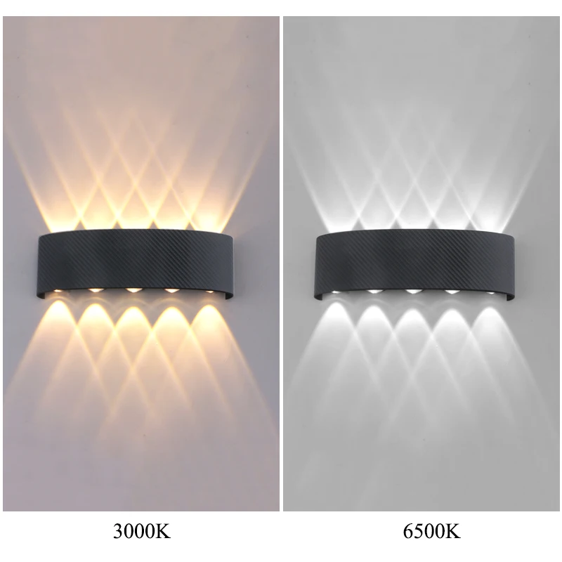 Modern Outdoor Wall Lamp Waterproof LED Wall lamp AC85-265V 6W 10W Decoration lamps For Bedroom Aisle Gallery Living Room wall light