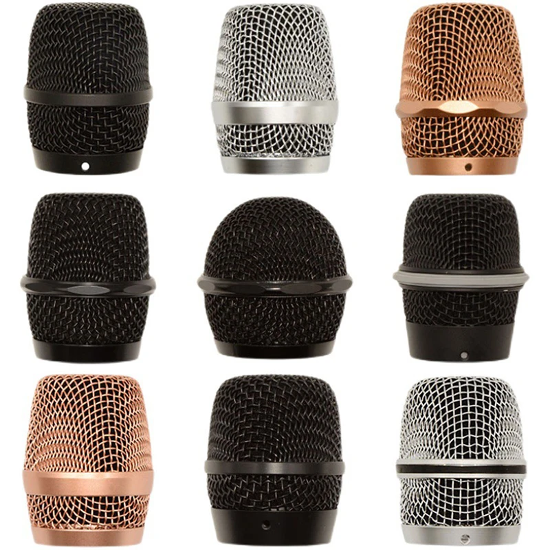 

Replacement Steel Mesh Microphone Grill Head Microphone Grille Replacement Head DIY Part Accessory Replacement Microphone Grille