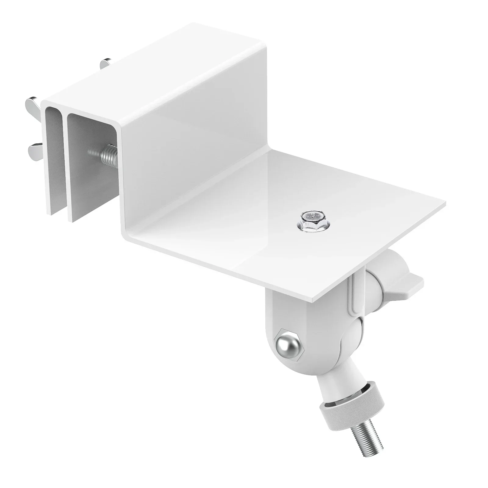 Supporto per grondaia resistente alle intemperie per Arlo Pro/2/3/4/HD/Ultra/Ultra 2/Go 2/Essential/Outdoor/Eufycam E/2C/2C Pro/2 pro/E20 E40 (Bianco)