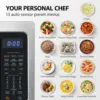 4-in-1 ML-EC42P(SS) Countertop Microwave Oven, Smart Sensor, Convection, Air Fryer Combo, Mute Function, Position Memory 13.6" 4