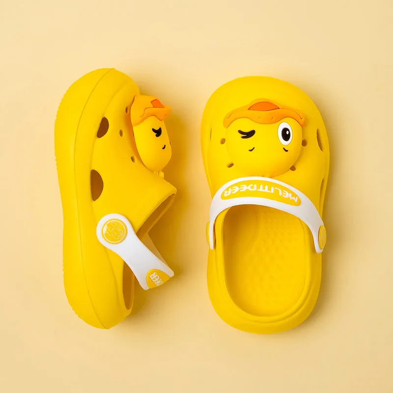 Baby Boys and Girls' Anti-skid Comfortable and Versatile Slippers Cave Shoes Cartoon Animals Korean Version Summer 6