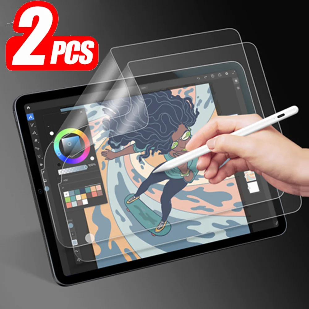 (2 Packs) Paper Like Film For Apple iPad Air Mini Pro 7.9 9.7 10.5 10.2