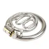Stainless steel penis cage male small metal penis lock Bird Chastity cage belt cock ring slave bondage restraint man sex toy 1