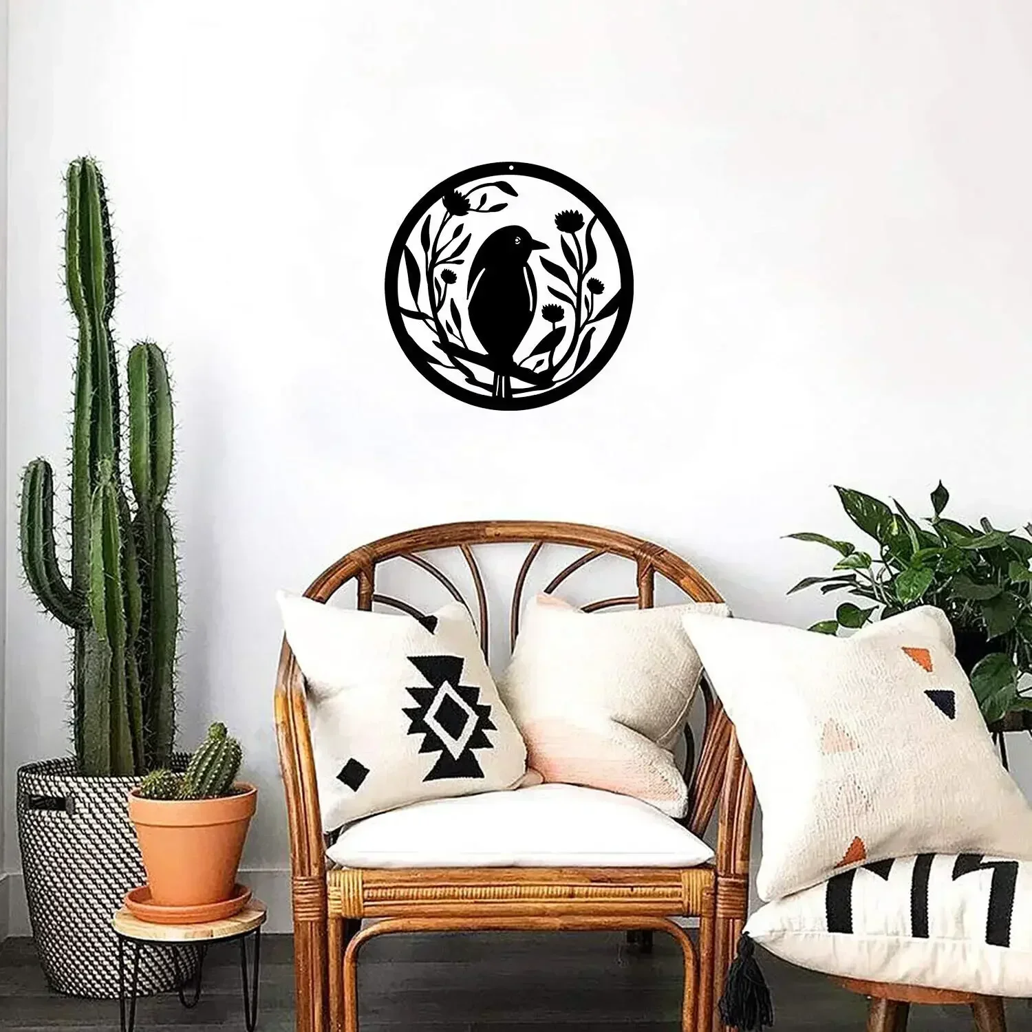 creative-birds-flowers-round-wall-decor-black-wall-signs-hanging-sculpture-iron-art-wall-sticker-decoration-artwork-metal-art