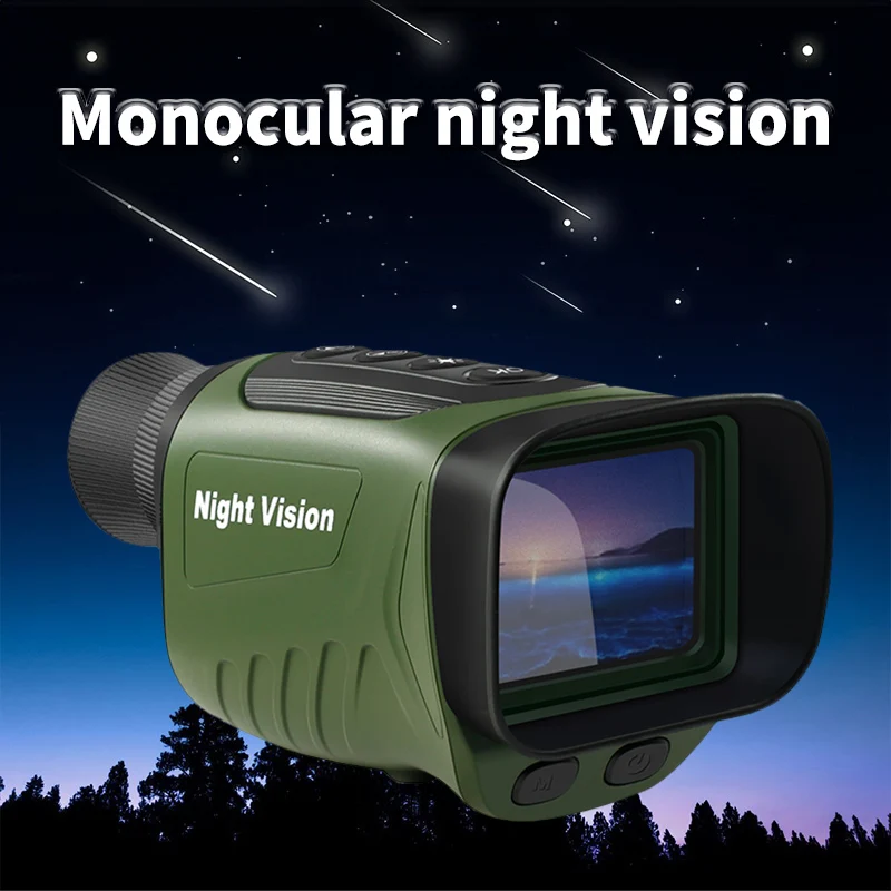 

Night Vision Device Monocular Infrared Distanc HD Take Photos And Videos Full Dark Viewing For Outdoor Observing Animals Hunting