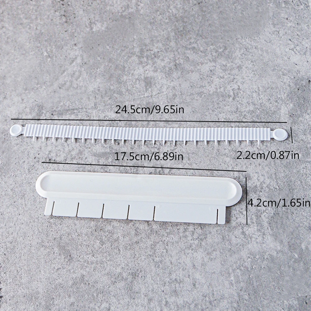 Vak - Righello Livellatore Per Torte In Plastica, Marker Regolabile Per Decorazioni DIY, 16,5x9,5 Cm