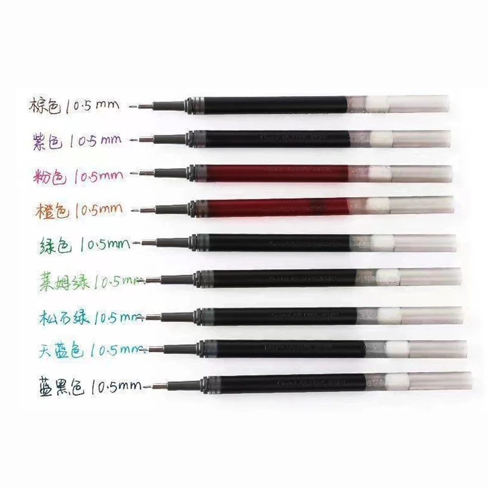 12pcs 일본 펜텔 젤 펜 리필 0.5mm 니들 팁 LRN5TL 펜 리필 빠른 건조 BLN105/BLN75 사무용품 문구