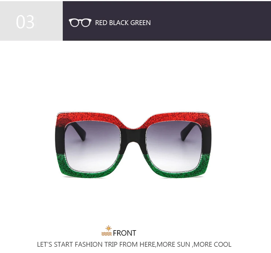 Yoovos Oversized Sunglasses For Women Square Vintage Designer Shades_voghion.com