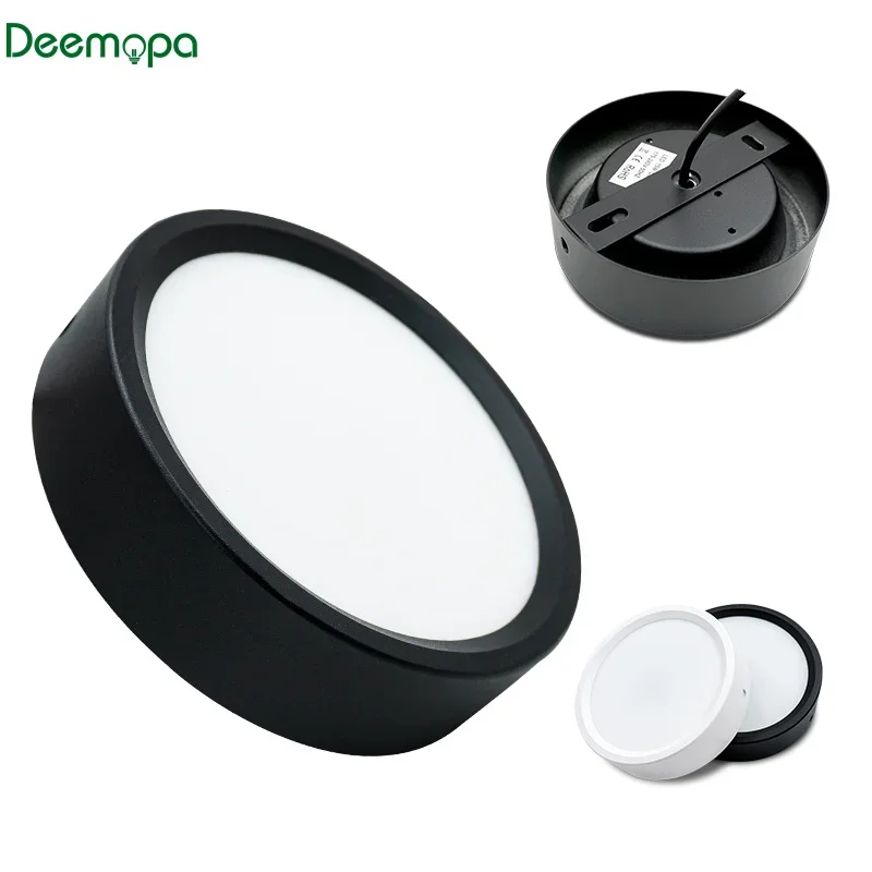 Enhanced Surface Mount Round LED Ceiling Downlight for Kitchen and Living Spaces