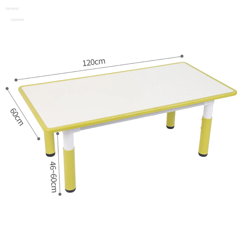 Children Tables Kindergarten Learning Table and Chair Can Lift Plastic Desks Home Can Write and Graffiti Table Painting Tables