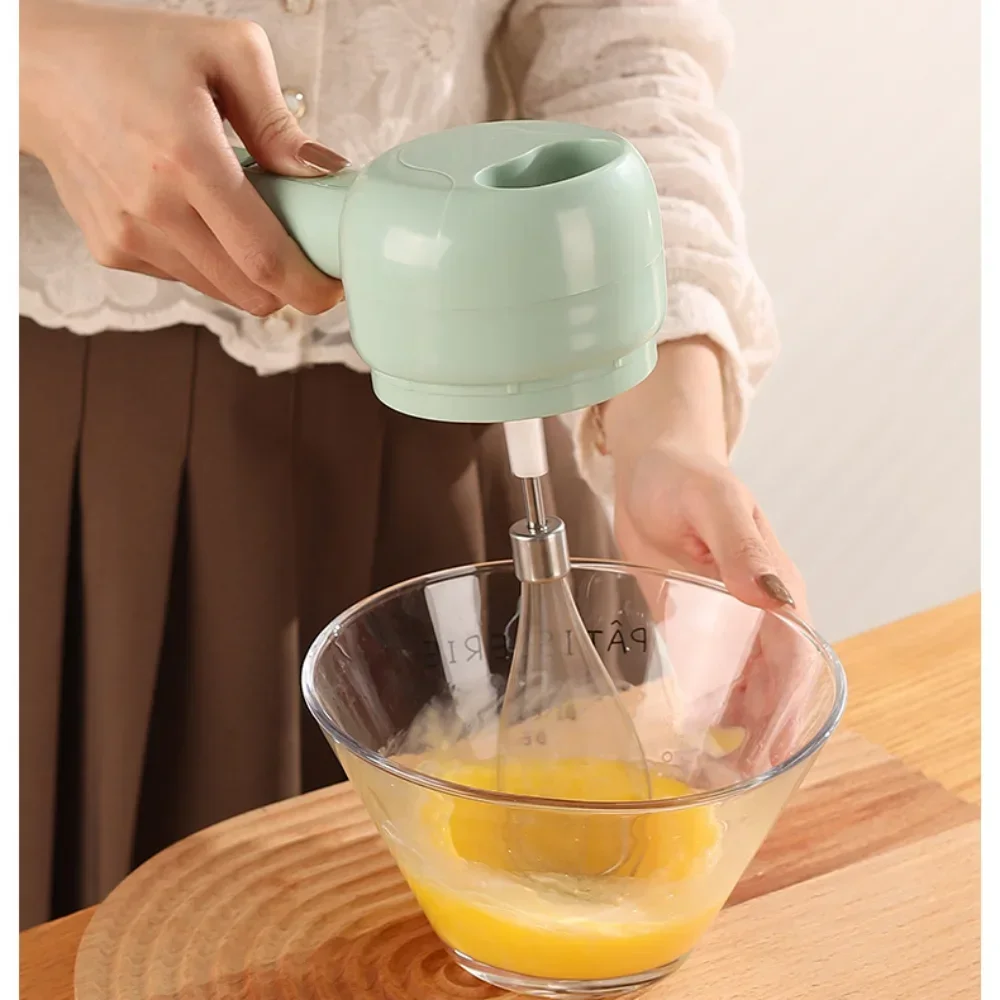 4 In1 Multifunctional Electric Vegetable Cutter Slicer Garlic Mud Masher Chopper Cutting Pressing Mixer Food Slice Usb Charging