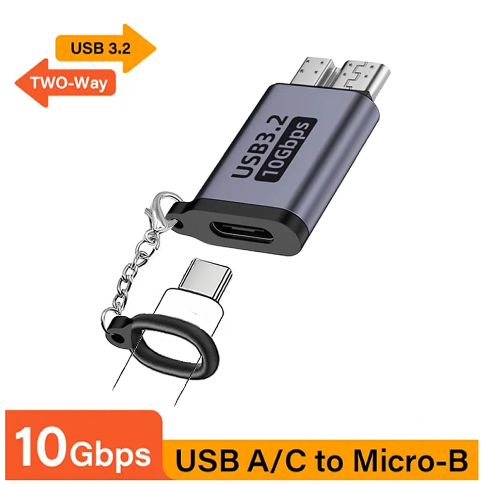 Universal Micro B to Type-C USB 3.0 Adapter
