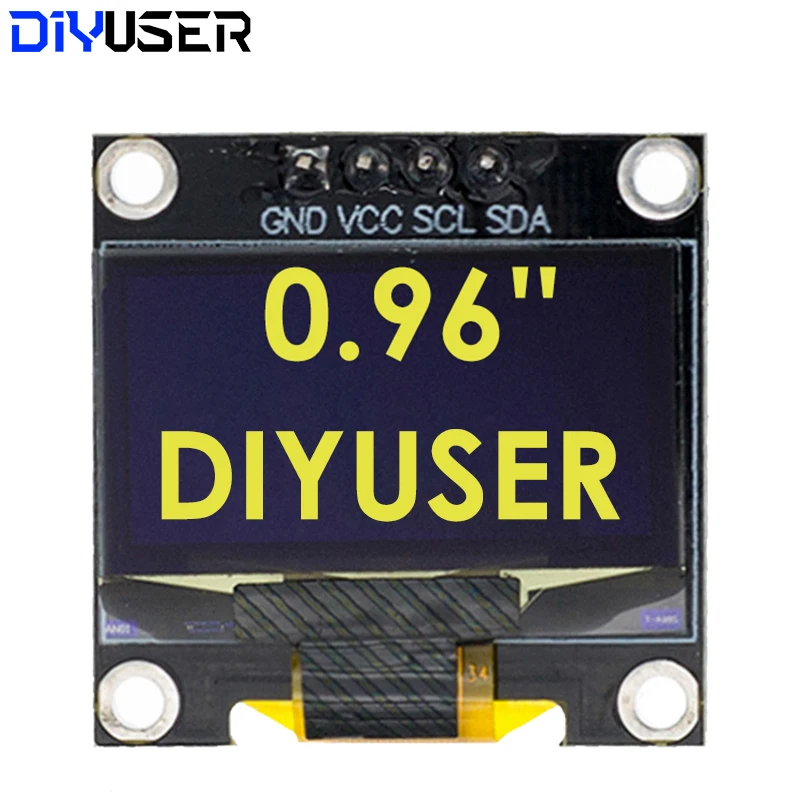 0.96 Inch OLED Display Module I2C IIC Serial White Screen 128x64 SSD1306 Driver Board Compatible with Arduino ESP32 STM32 image 5