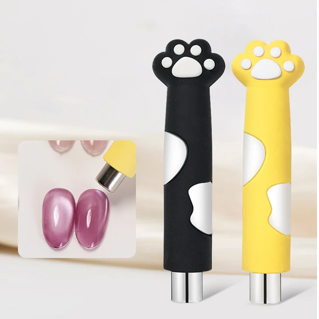 Asta magnetica a doppia estremità per vernice gel UV per gatti con decorazione artistica per unghie Strumenti magnetici per unghie alla moda per strumenti di progettazione per manicure 2