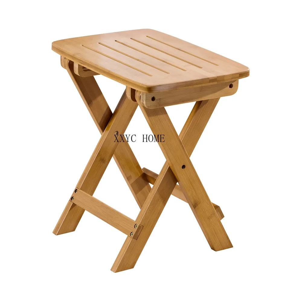 

Folding Stool Portable Household Non-Solid Wood Fishing Shoe Changing Stool Small Bench Stool Plastic