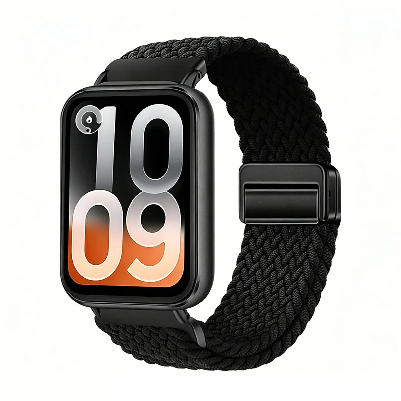 Adjustable Braided Solo Loop Nylon Bracelet Watchband Strap