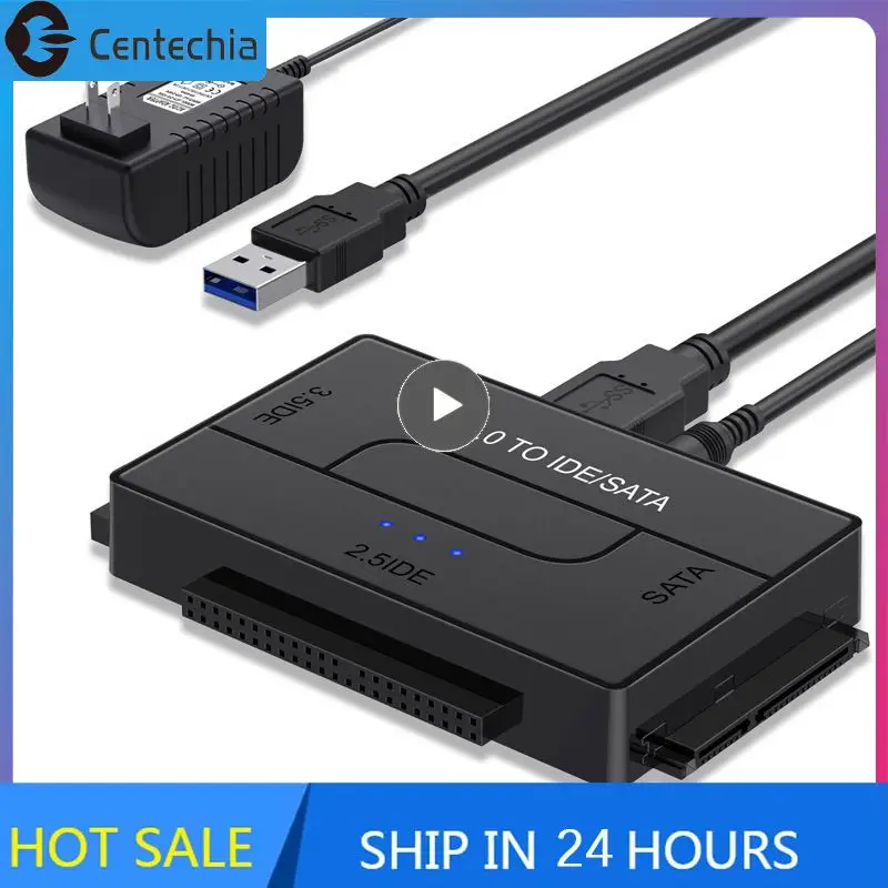 

Высокоскоростной адаптер SATA-USB IDE, 5 Гбит/с, USB 3,0, кабель Sata 3 для жестких дисков 2,5, 3,5, HDD, SSD, конвертер, адаптер IDE SATA